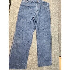 Mens DICKIES Relaxed Fit Carpenter Dark Jeans Pants Sz 34X29
